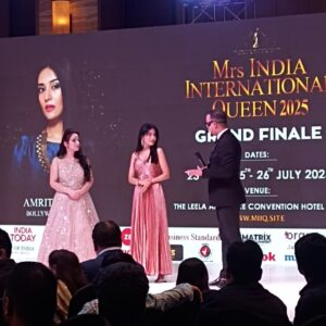 Corporate award ceremony with stage, employees recognition, and professional event management setup